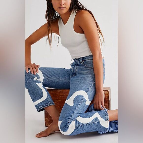 Levi's Premium - 501 Crop Paint By Number - Picture 3 of 7